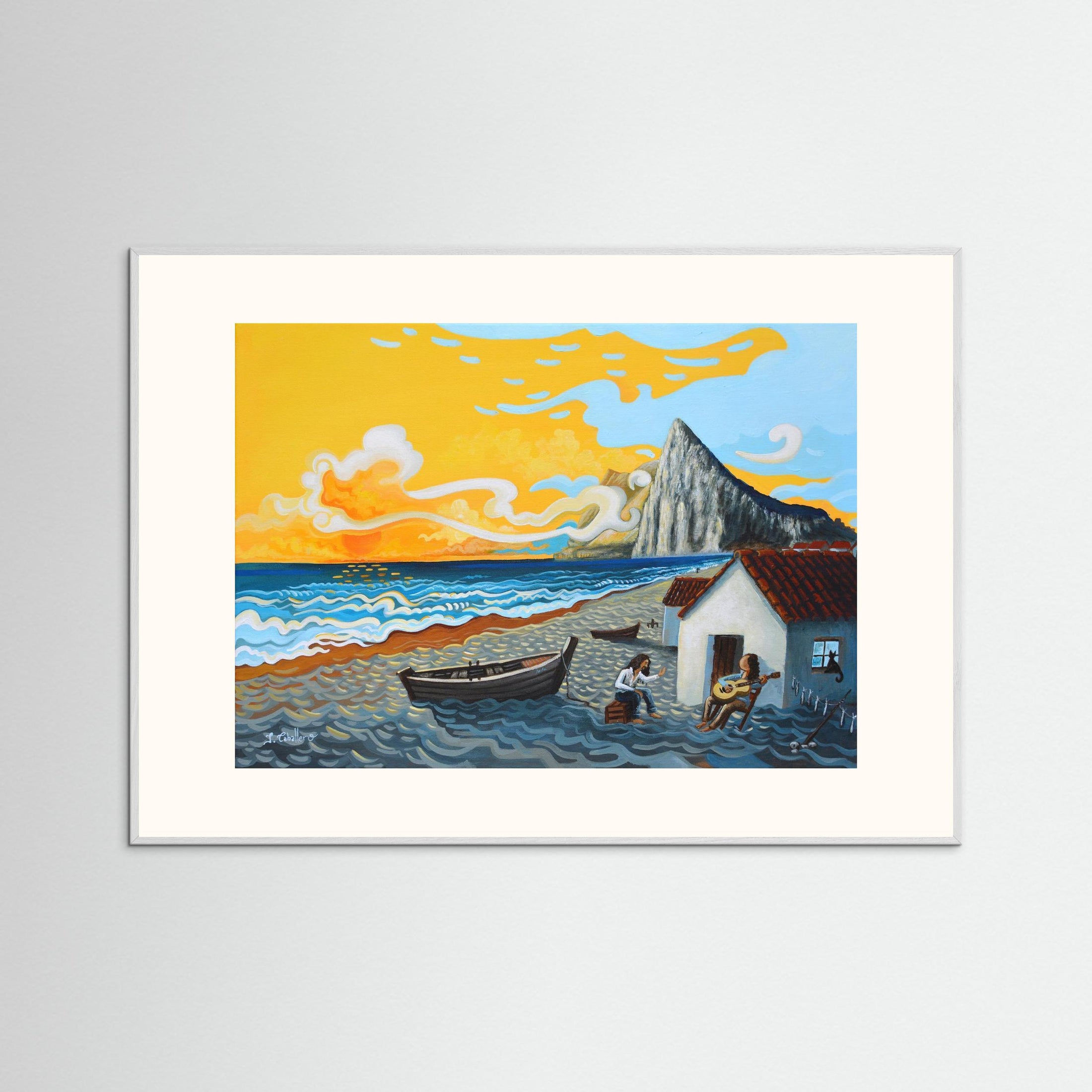 N210 - Como el agua - Fine Art Paper Print 