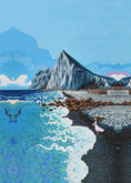 Load image into Gallery viewer, N206 - Por la orilla del Sardinero -  Framed Canvas
