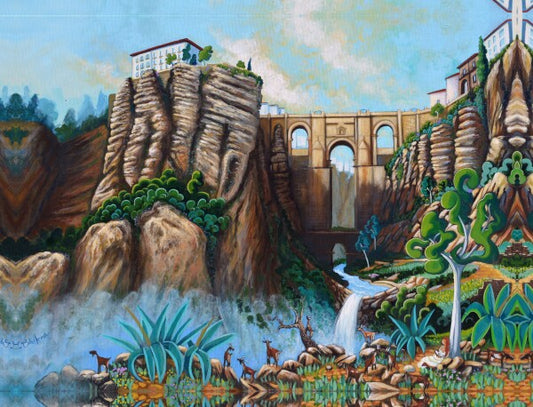N218 - Ronda -  Framed Canvas