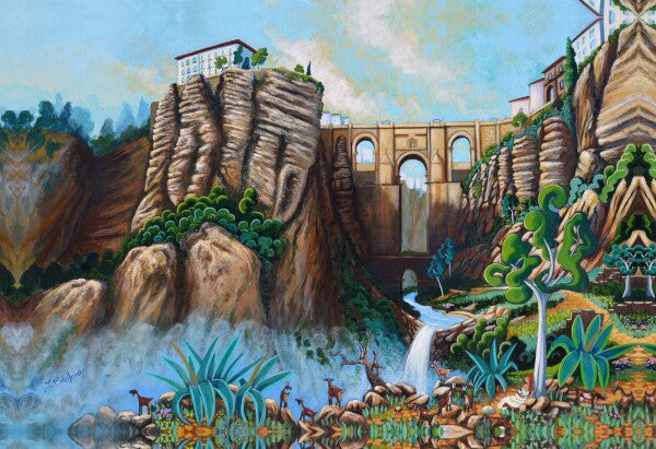 N218 - Ronda -  Framed Canvas