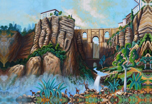 N218 - Ronda -  Framed Canvas