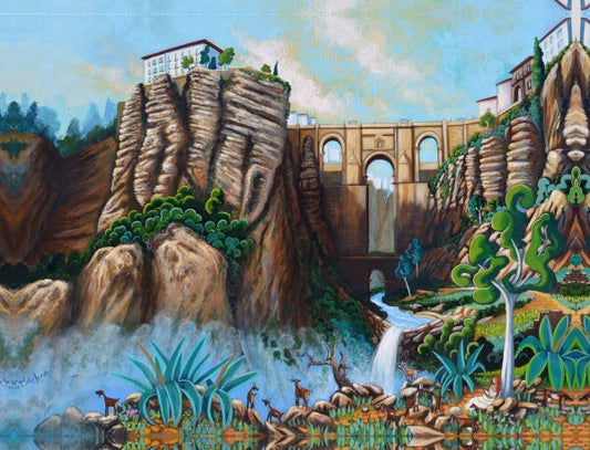 N218 - Ronda -  Framed Canvas