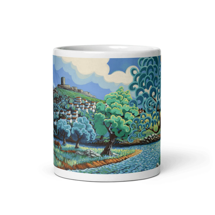 N1 - a river walk - Jimena de la Frontera - Mug Panorama - Arte Caballero