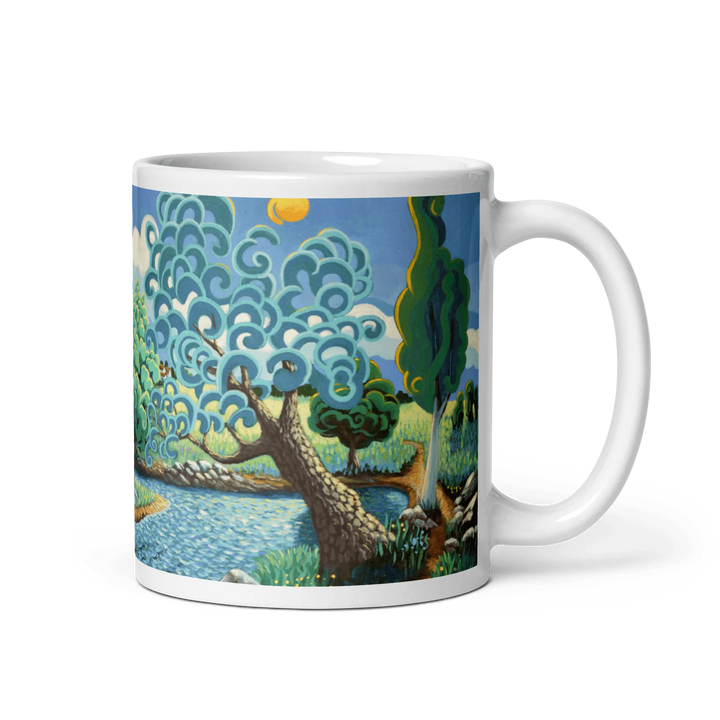 N1 - a river walk - Jimena de la Frontera - Mug Panorama - Arte Caballero