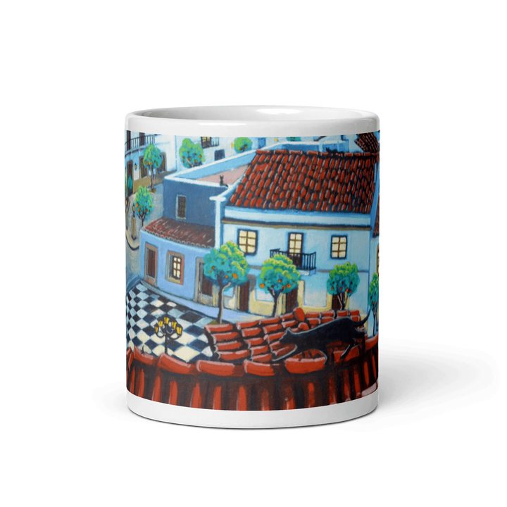 N11 Portrait -The cats of San Roque - Mug Panorama - Arte Caballero