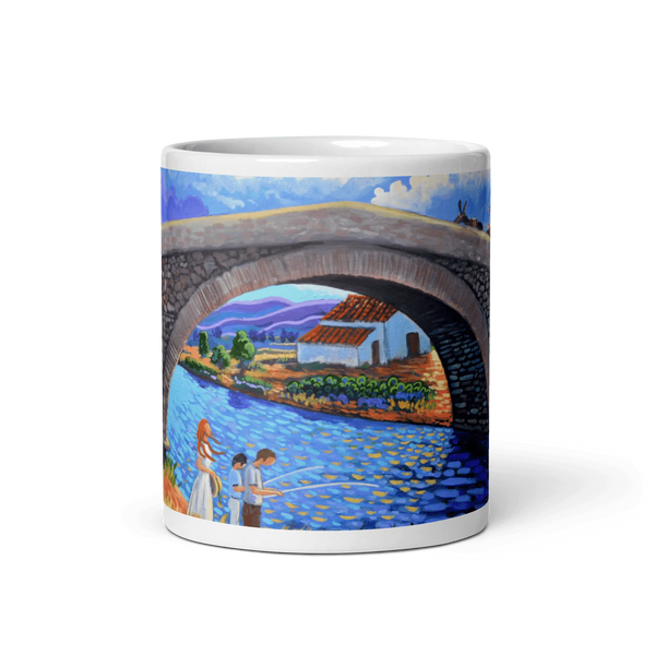 N138 - The roman bridge - Mug Panorama - Arte Caballero