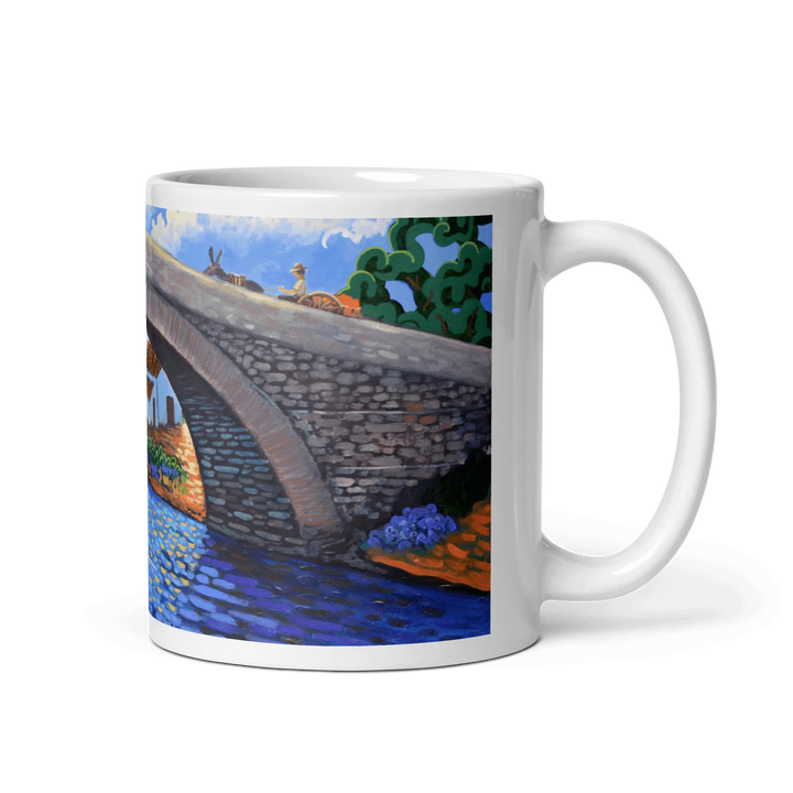 N138 - The roman bridge - Mug Panorama - Arte Caballero