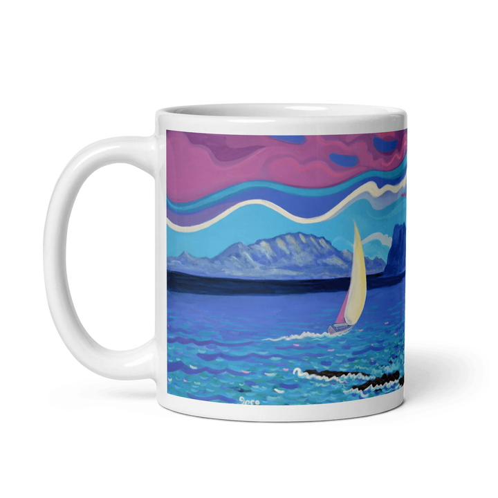 N140 - Sardine Beach - Mug Panorama - Arte Caballero