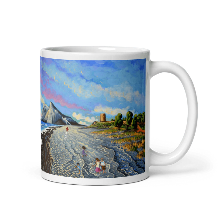 N142 - Sunrise walk - Mug Panorama - Arte Caballero