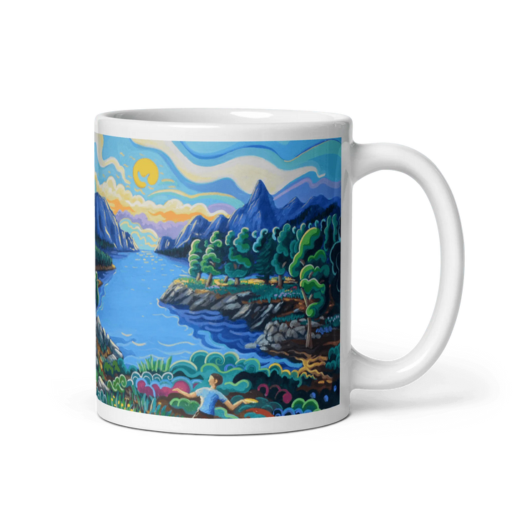 N202 - Norwegian Dreamscape - Mug Panorama - Arte Caballero