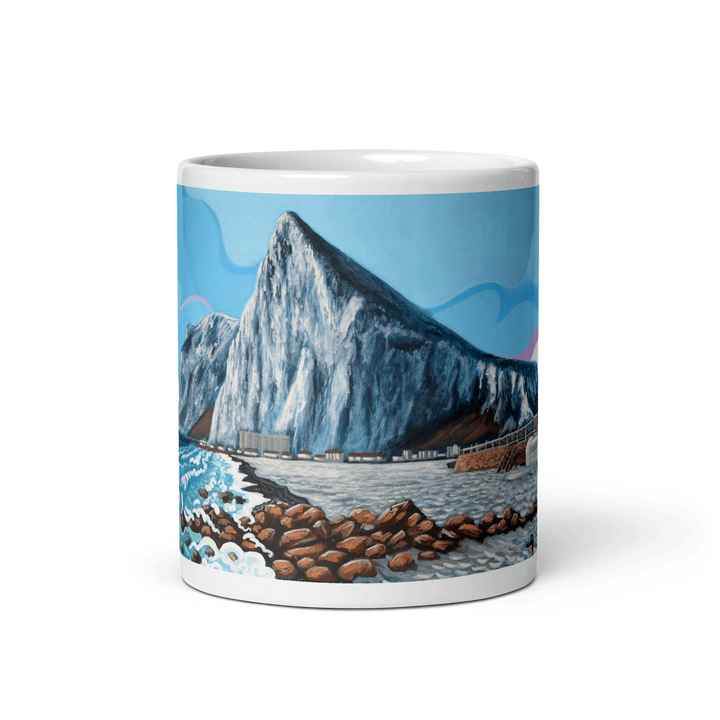 N206 - El Sardinero Beach - Mug Panorama - Arte Caballero