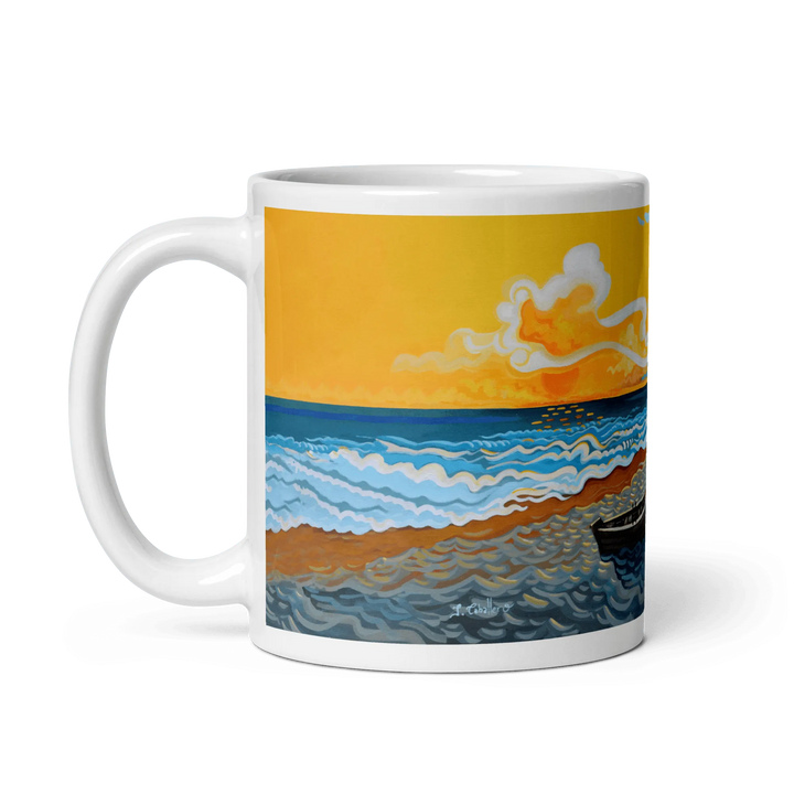 N210 - Como el Agua - Mug Panorama - Arte Caballero