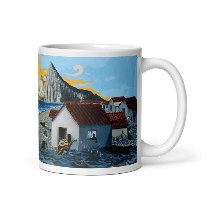 N210 - Como el Agua - Mug Panorama - Arte Caballero