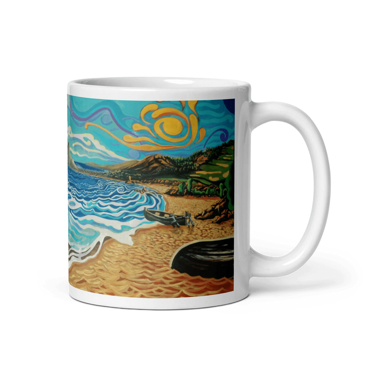 N27 - Alcaidesa Beach - Mug Panorama - Arte Caballero