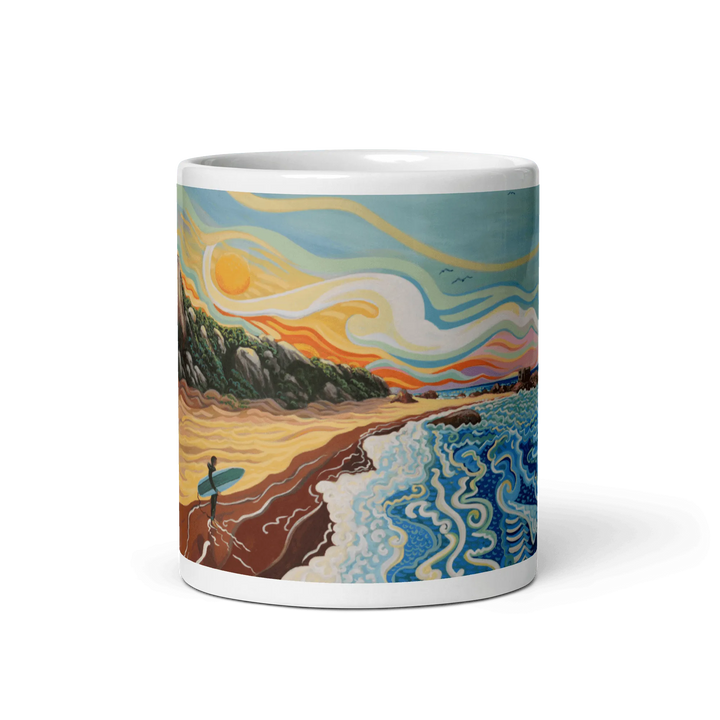 N28 - Atlanterra- Zahara Beach - Mug Panorama - Arte Caballero