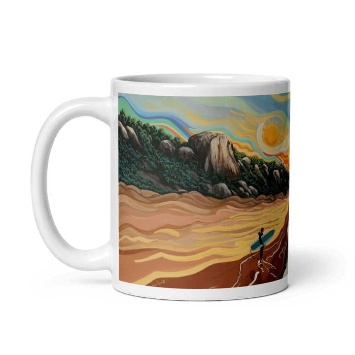 N28 - Atlanterra- Zahara Beach - Mug Panorama - Arte Caballero