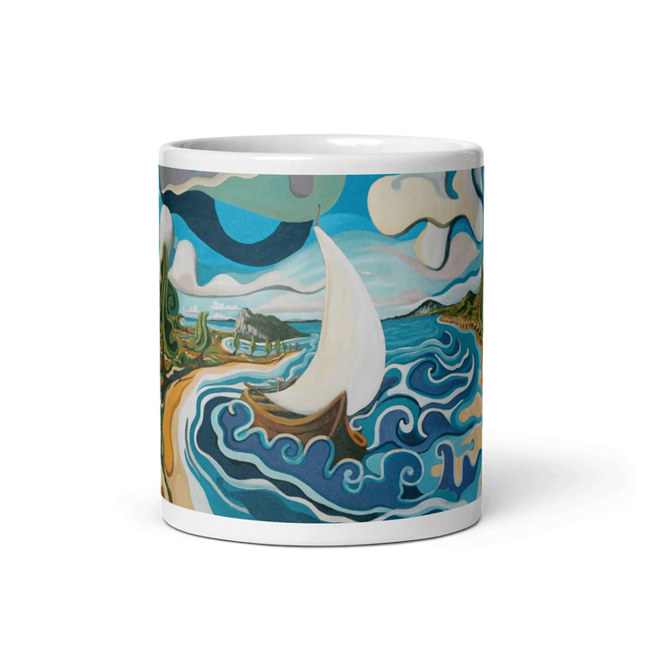 N36 - Strait of Gibraltar - Mug Panorama - Arte Caballero