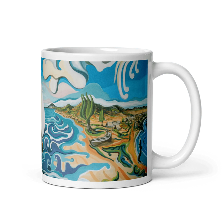 N36 - Strait of Gibraltar - Mug Panorama - Arte Caballero