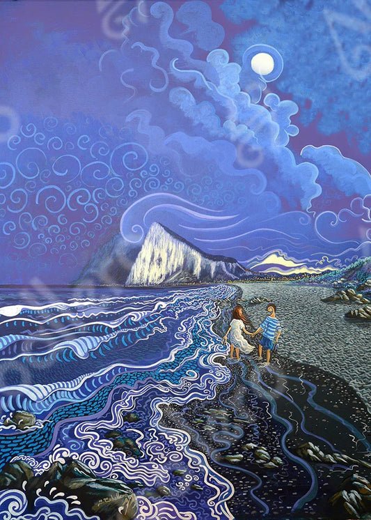 N47 - Under the Full Moon - Canvas