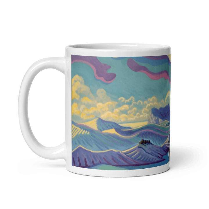 N61 - Trails of the strait - Mug Panorama - Arte Caballero