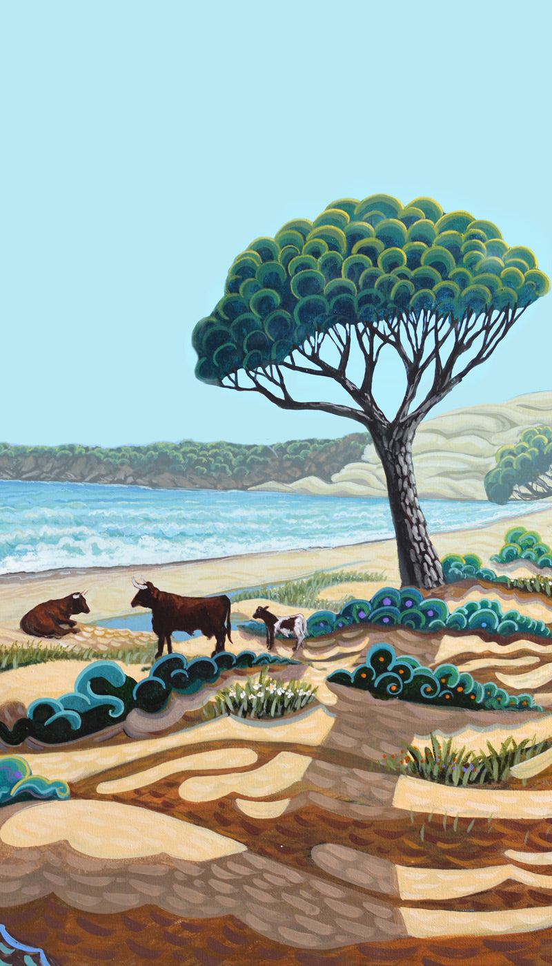Video animation of paintings by Jorge Caballero