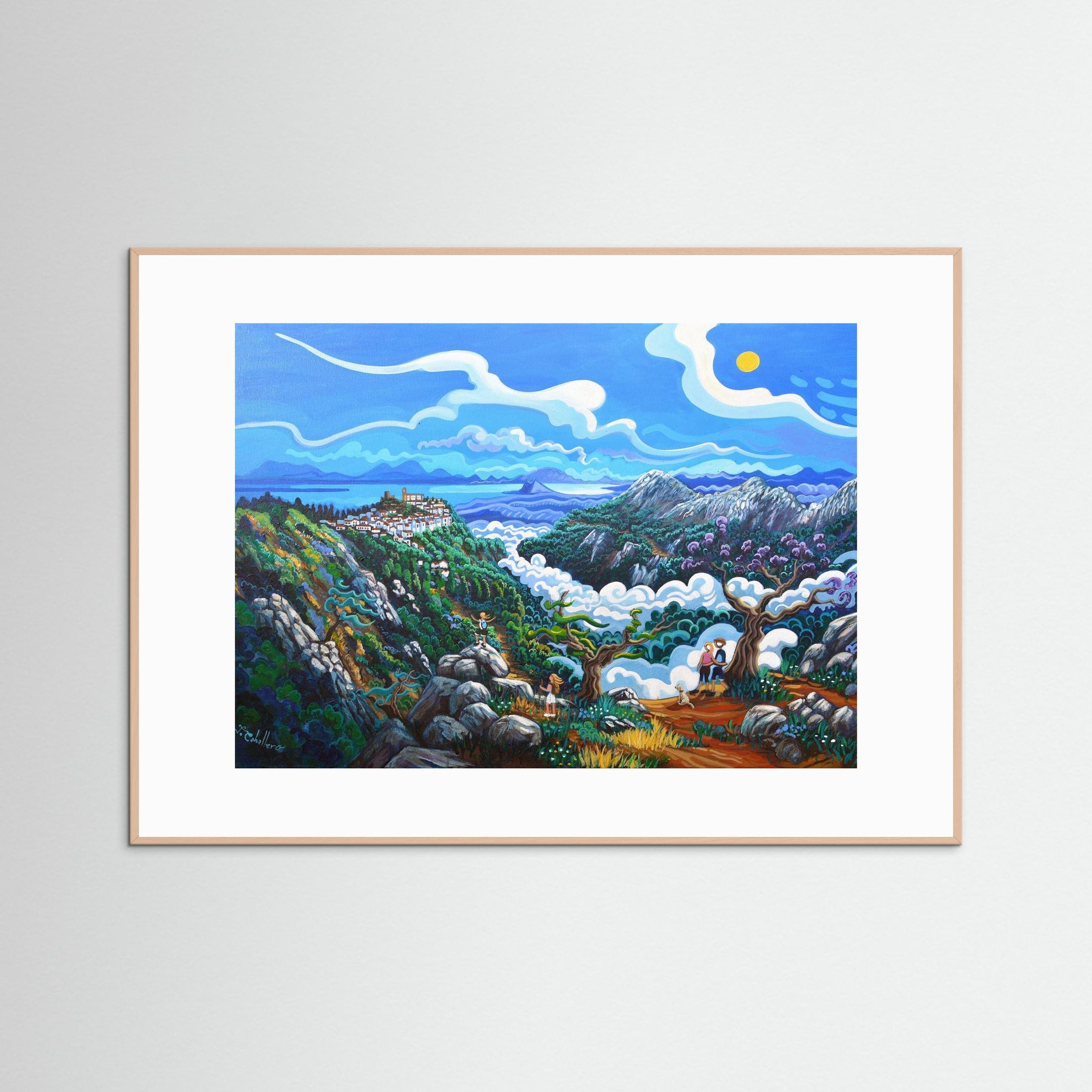 N201 - Sierra Crestelina - Fine Art Paper Print