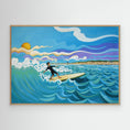 Bild in Galerie-Betrachter laden, N204 - Surfing El Palmar - Framed Canvas Art Print
