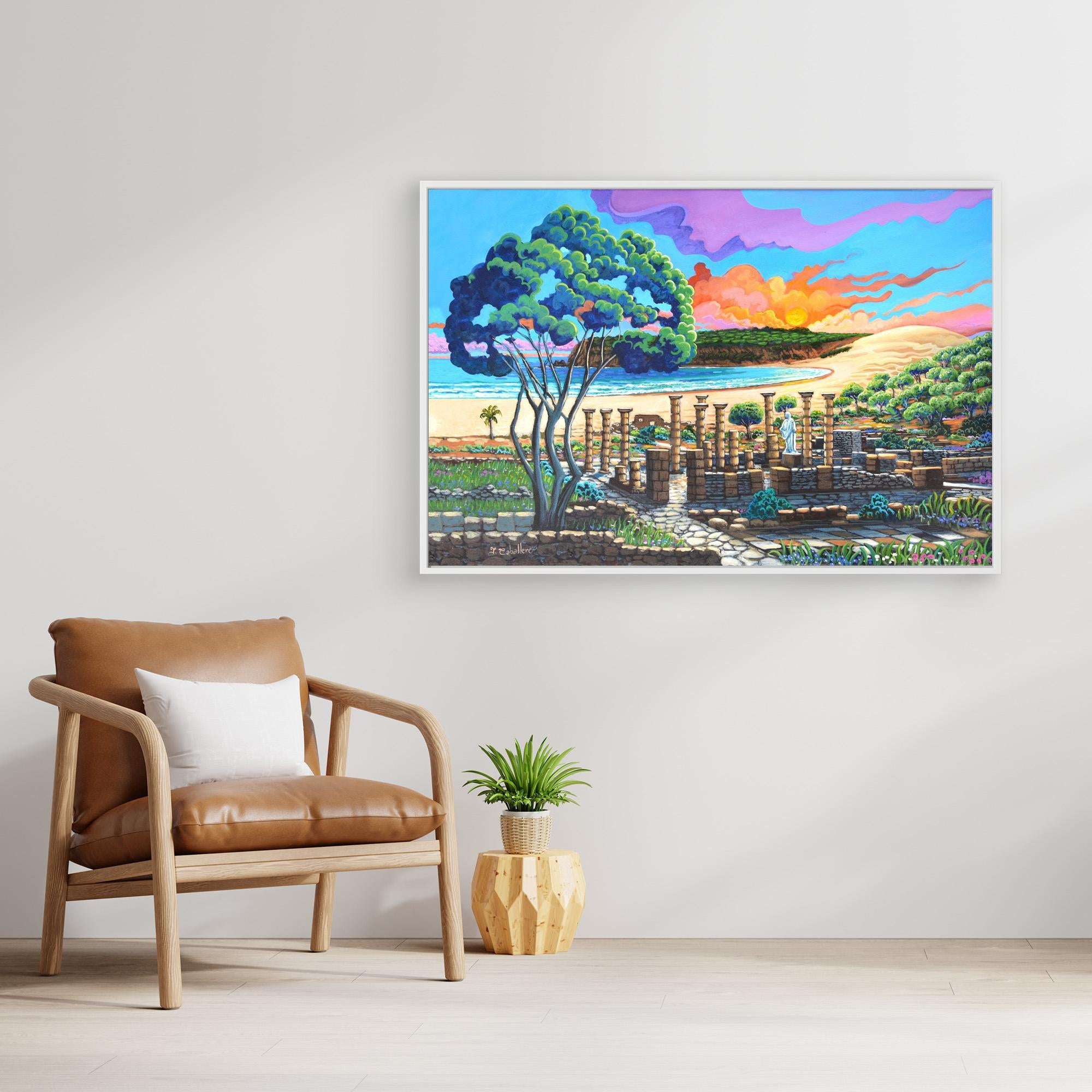 N146 - Baelo Claudia - Framed Canvas Art Print