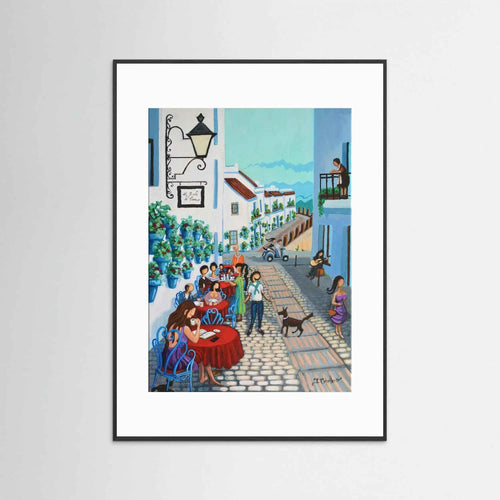 N215 - Mijas Costa del Sol - Framed Fine Art Paper Print