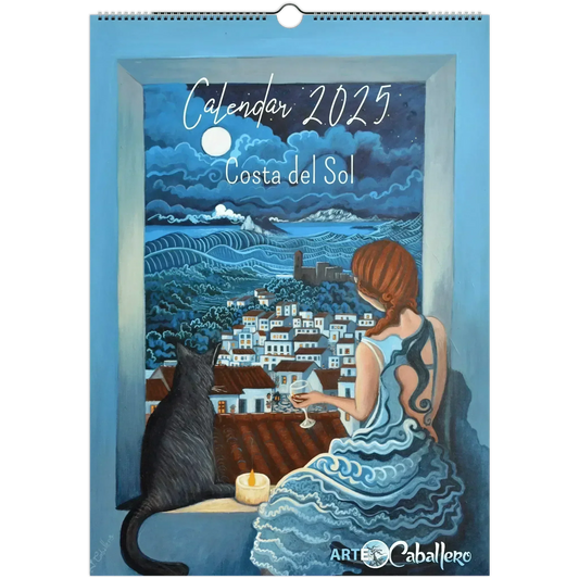Calendar Costa del Sol - EN - Holidays Andalucia & Gibraltar - 2025 (EU & Rest of World) - Arte Caballero