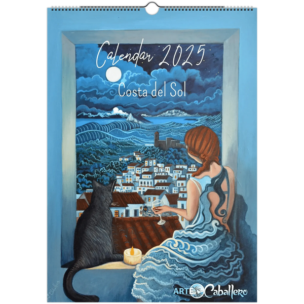 Calendar Costa del Sol - EN - Holidays Andalucia & Gibraltar - 2025 (EU & Rest of World) - Arte Caballero