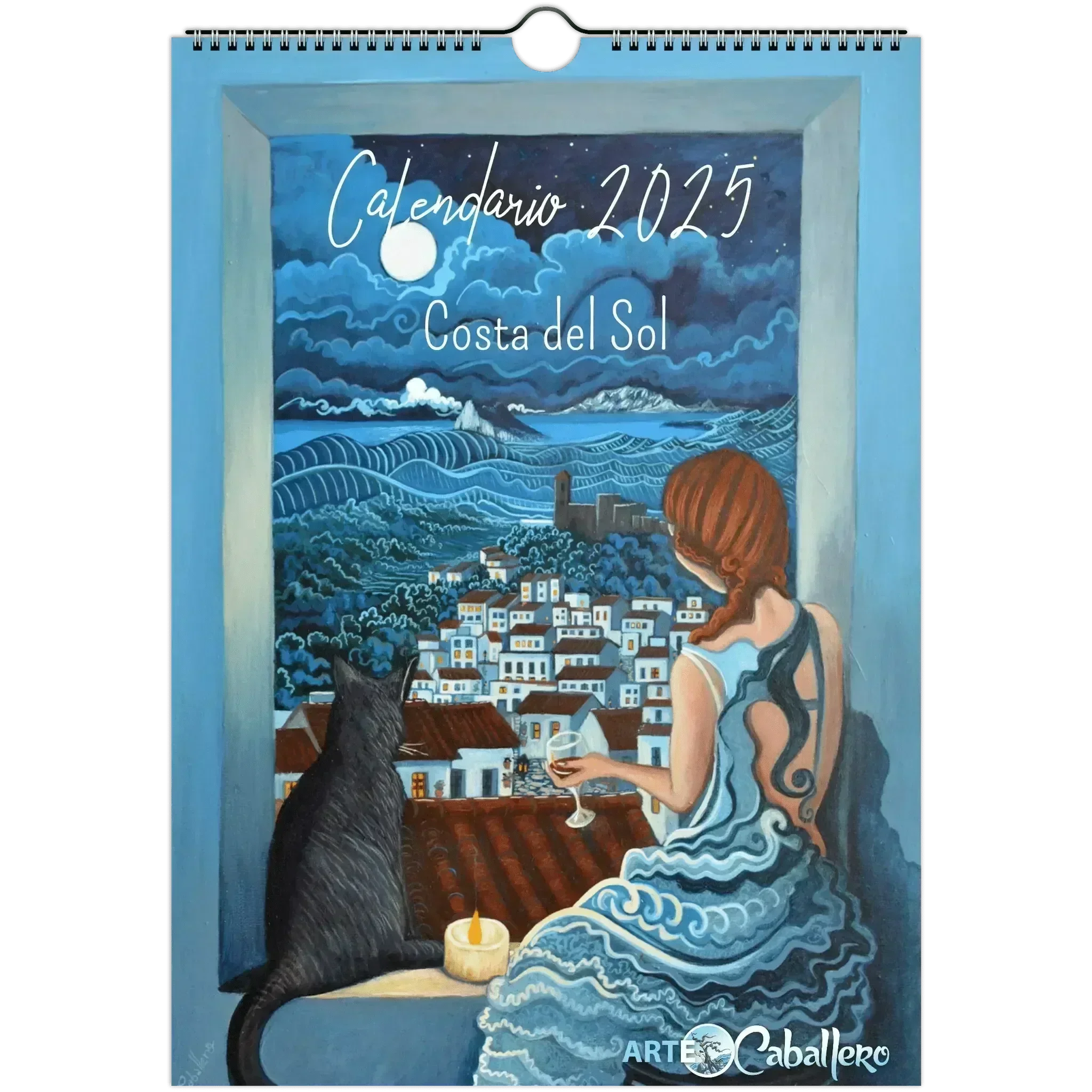 Calendar Costa del Sol - EN - Holidays Andalucia & Gibraltar - 2025 (EU & Rest of World) - Arte Caballero