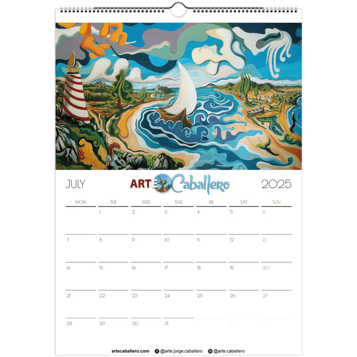 Calendar Editor's Choice - EN - Holidays Andalusia & Gibraltar - 2025 (EU & Rest of World) - Arte Caballero