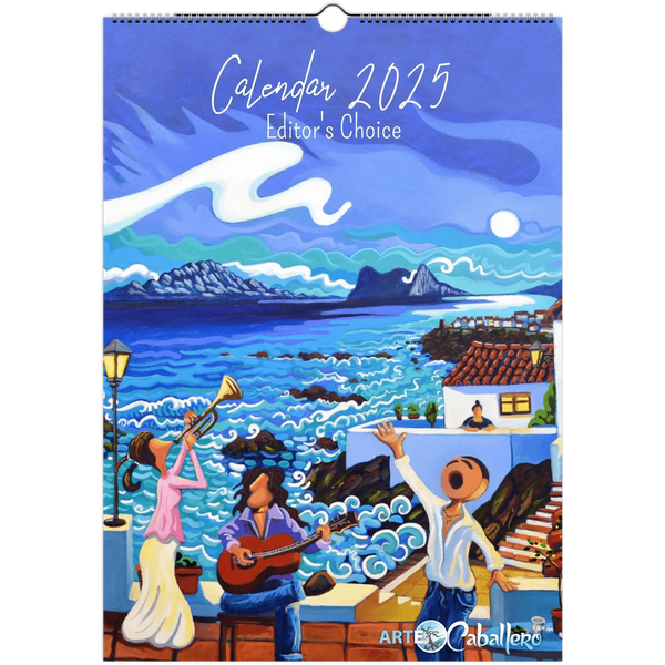 Calendar Editor's Choice - EN - Holidays Andalusia & Gibraltar - 2025 (EU & Rest of World) - Arte Caballero