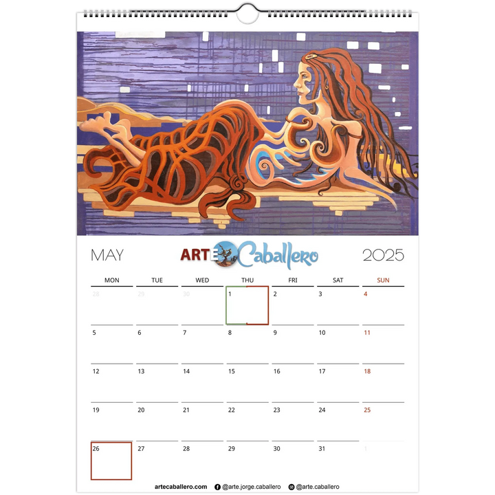 Calendar Editor's Choice - EN - Holidays Andalusia & Gibraltar - 2025 (EU & Rest of World) - Arte Caballero