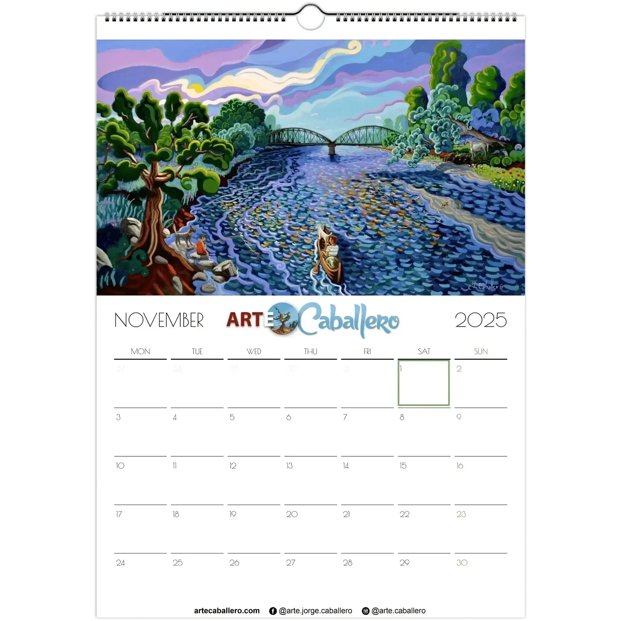 Calendar Gibraltar & Campo - EN - Holidays Andalucia & Gibraltar - 2025 (EU & Rest of World) - Arte Caballero
