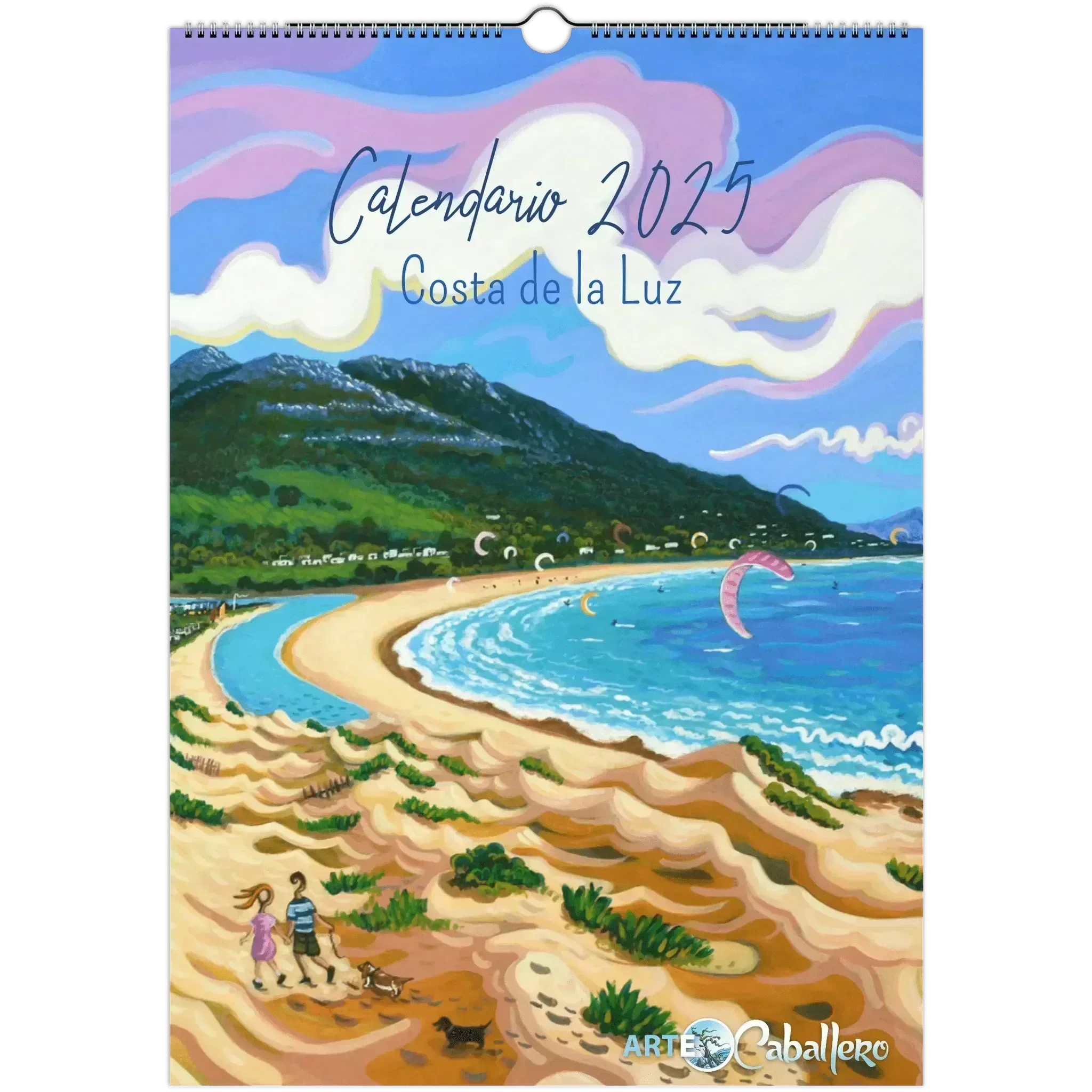 Calendario Costa de la Luz - ESP Festivos Andalucia - 2025 (EU & Rest of World) - Arte Caballero
