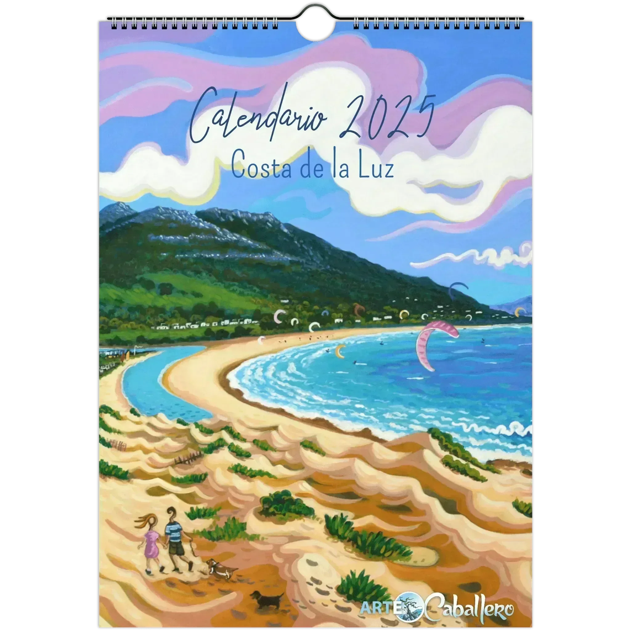 Calendario Costa de la Luz - ESP - Festivos Andalucia & Gibraltar - 2025 (EU & Rest of World) - Arte Caballero