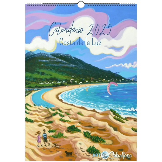 Calendario Costa de la Luz - ESP - Festivos Andalucia & Gibraltar - 2025 (EU & Rest of World) - Arte Caballero