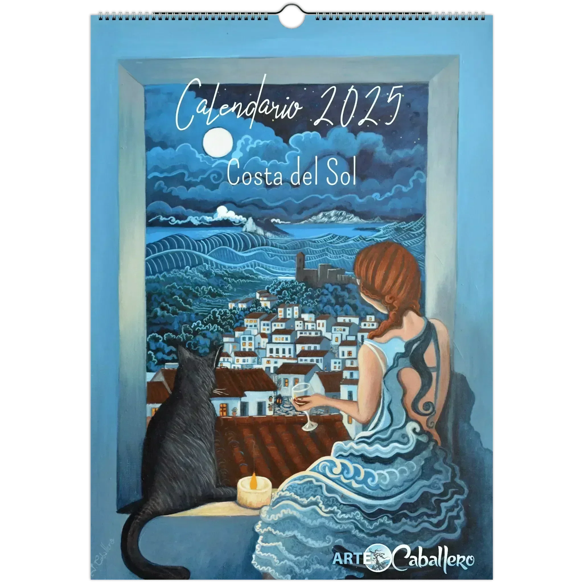 Calendario Costa del Sol - ESP - Festivos Andalucia - 2025 (EU & Rest of World) - Arte Caballero