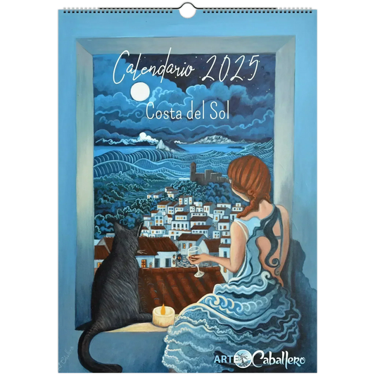 Calendario Costa del Sol - ESP - Festivos Andalucia - 2025 (EU & Rest of World) - Arte Caballero