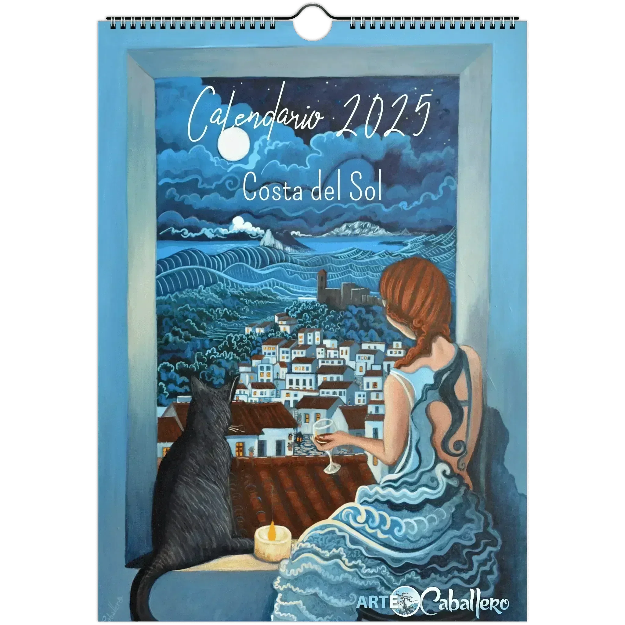 Calendario Costa del Sol - ESP - Festivos Andalucia - 2025 (EU & Rest of World) - Arte Caballero