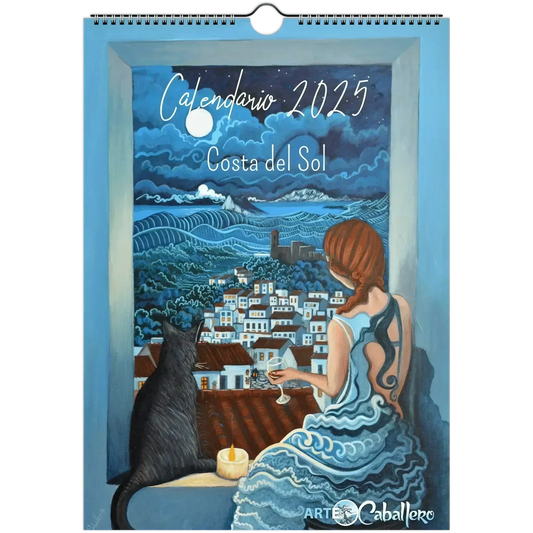 Calendario Costa del Sol - ESP - Festivos Andalucia - 2025 (EU & Rest of World) - Arte Caballero