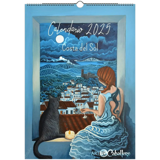 Calendario Costa del Sol - ESP - Festivos Andalucia & Gibraltar - 2025 (EU & Rest of World) - Arte Caballero