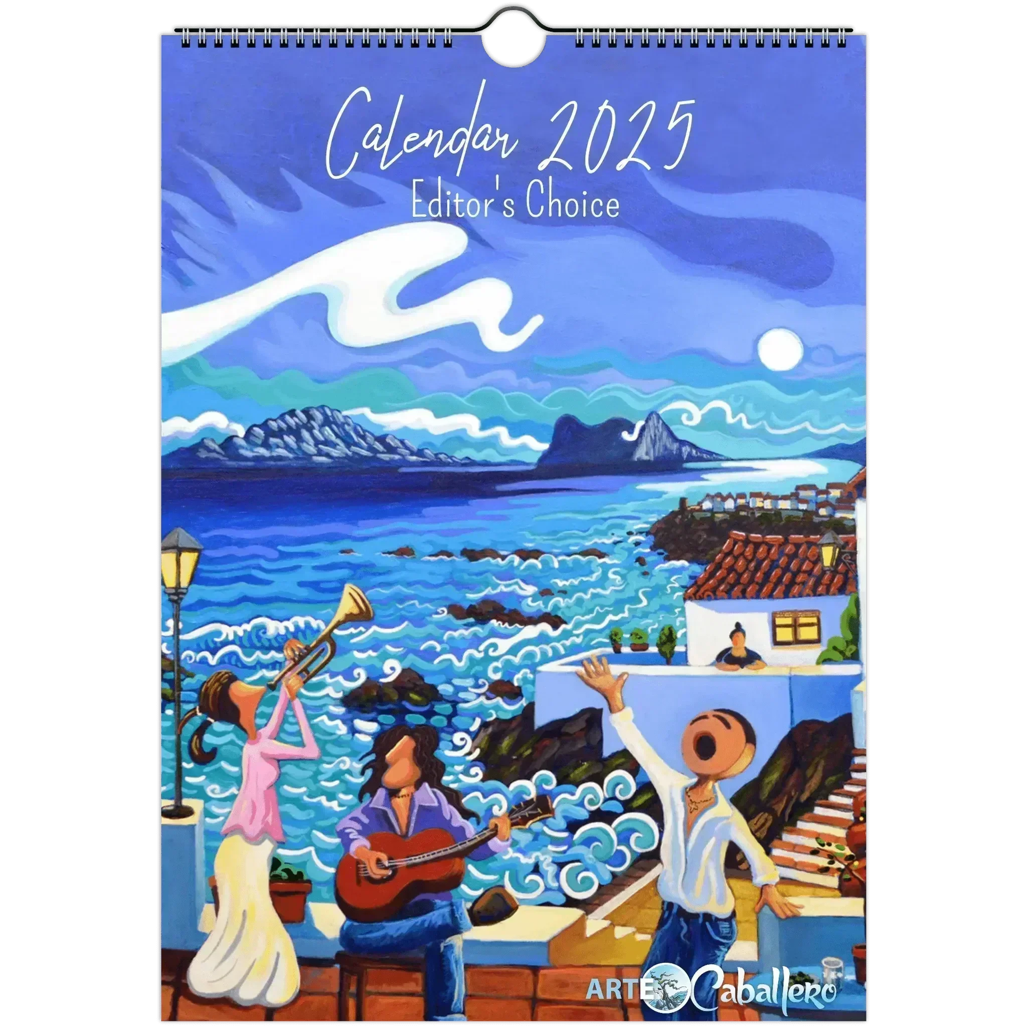 Calendario editors's choice - no holidays - EN - 2025 (EU & Rest of World) - Arte Caballero