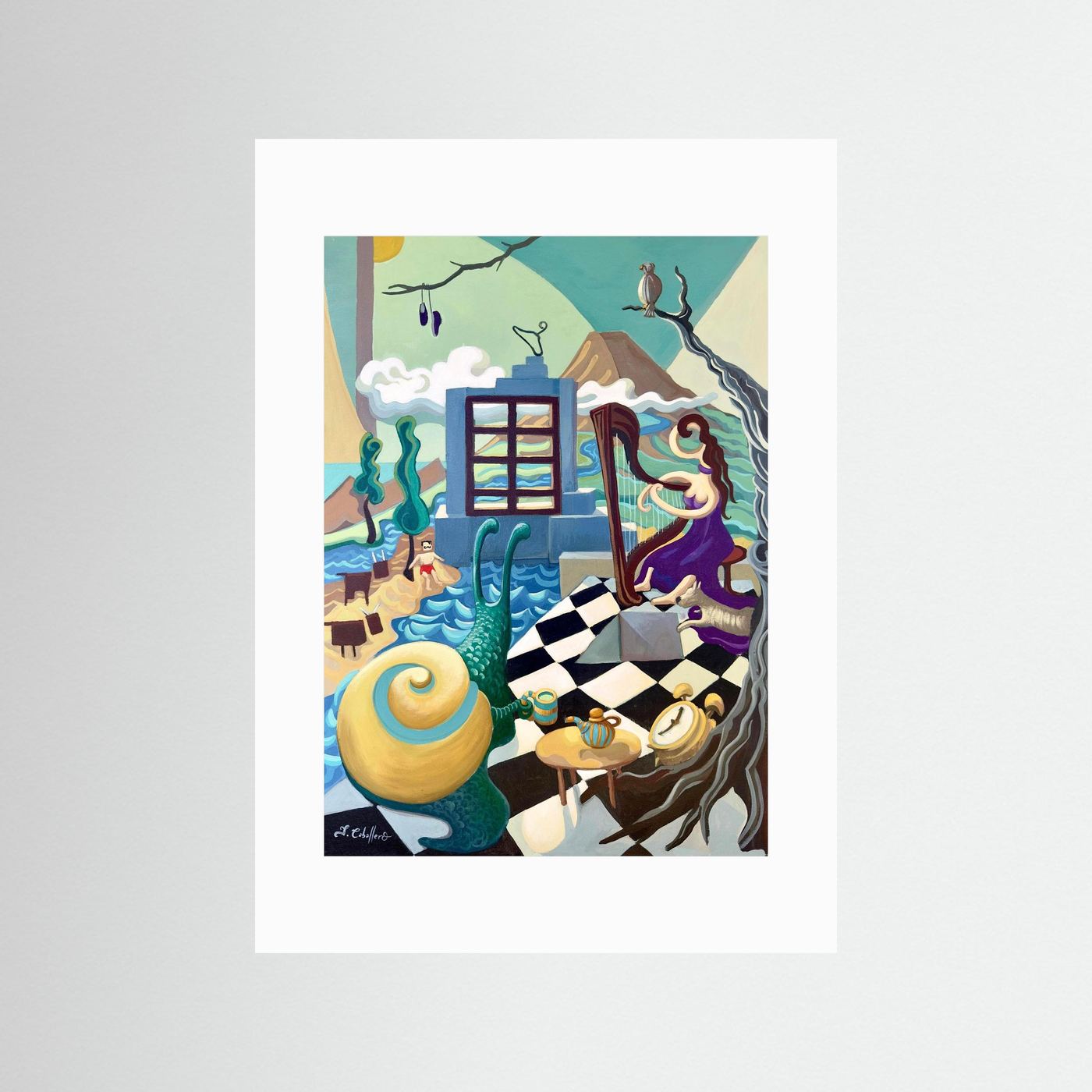 N231 -  Somewhere when time listens -Fine Art Print