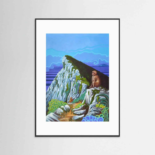 N19 - Top of the Rock - Gerahmter Kunstdruck auf Feinstpapier