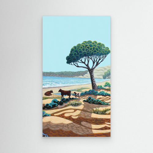 N3 - B - Costa de la Luz - Portrait - Framed Canvas