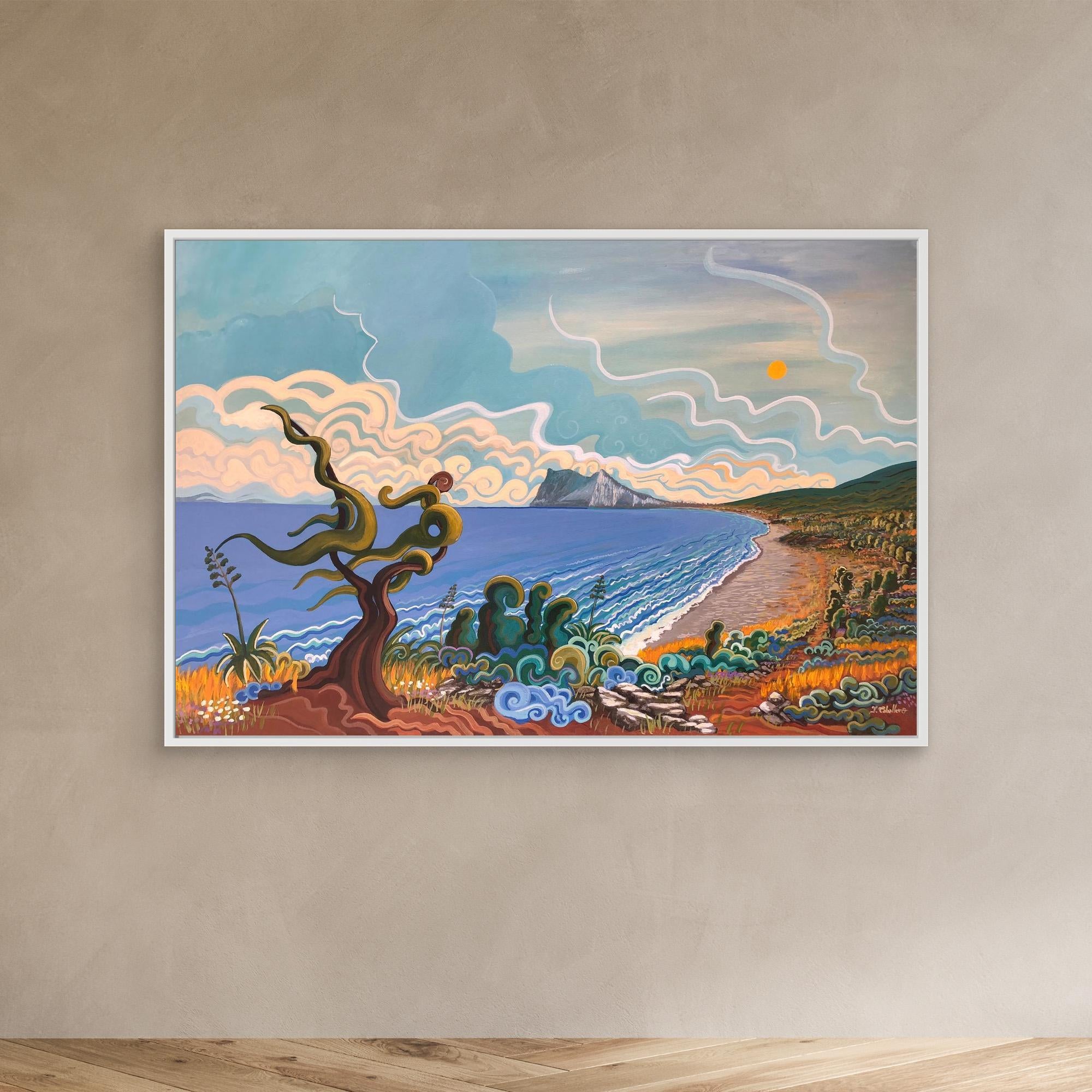 N25 - Poniente - Framed Canvas Art Print