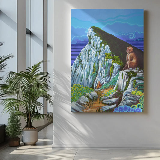 N19 - Top of the Rock - Portrait Canvas